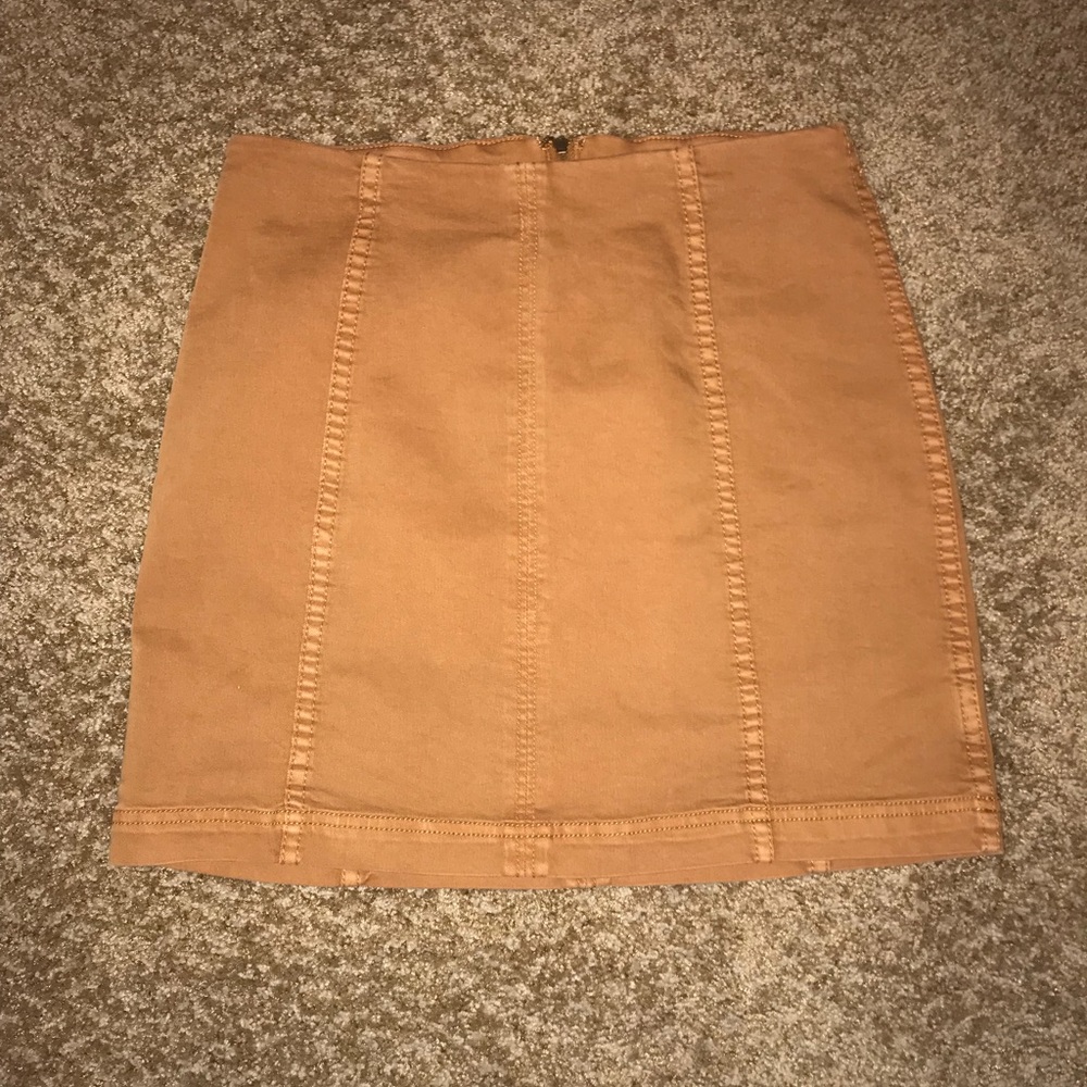 SIZE 8, FREE PEOPLE, BROWN SKIRT